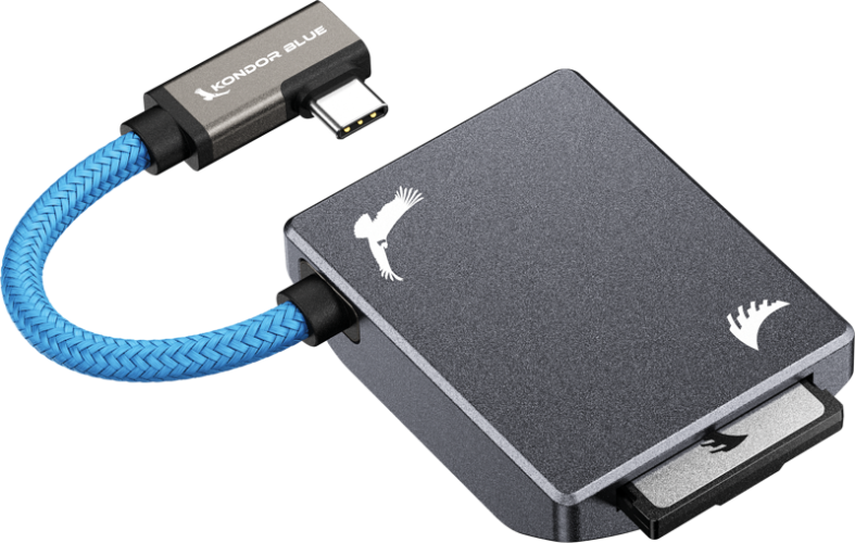 Angelbird Kondor Blue CFexpress B Recording Module (MagSafe Compatible External) Space Gray Angelbird Kondor Blue CFexpress B Recording Module (MagSafe Compatible External) Space Gray