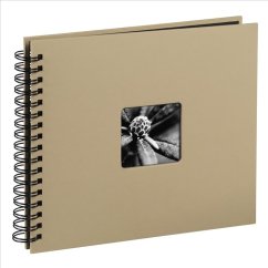 Fotoalbum Hama FINE ART 28x24 cm, 50 strán, taupe, špirálový, lepiaci