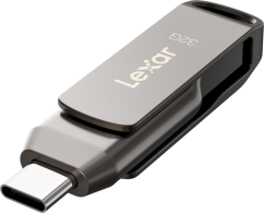Lexar JumpDrive Dual Drive D400 Type-C/Type-C & Type-A, up to 100MB/s read (USB 3.1) 32GB