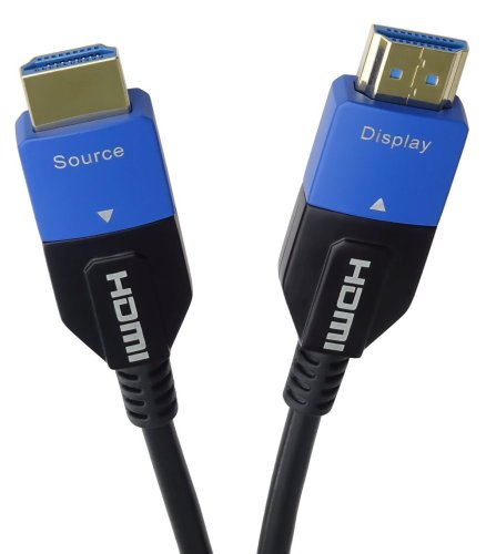 PremiumCord Ultra High Speed HDMI 2.1 Optical 8K@60Hz 4K@120Hz 25m pozlacený