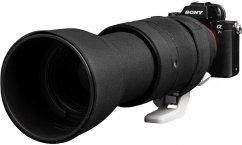 easyCover Lens Oaks Objektivschutz für Sony FE 100-400mm f/4,5-5,6 GM OSS (Schwarz)