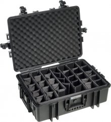 B&W Outdoor Case 6500, kufor s prepážkami čierny