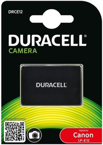 Duracell DRCE12, Canon LP-E12, 7.2V, 600mAh