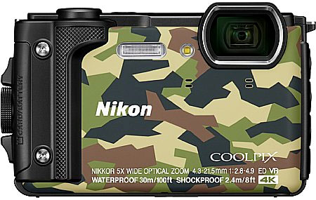 Nikon Coolpix W300 kamufláž + 2in1 plávajúci popruh