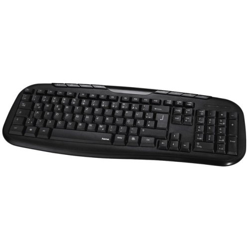 Klávesnice Hama Cellino černá, CZ a SK rozložení, voděodolné provedení