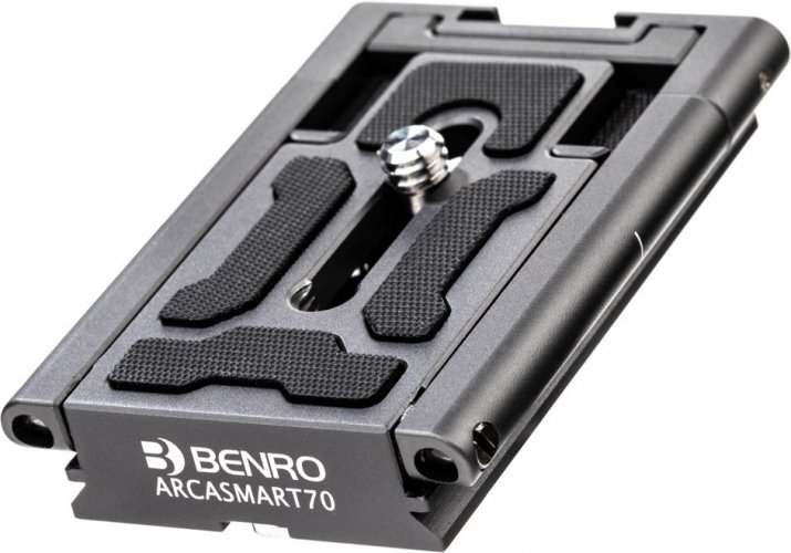Benro ArcaSmart70 Arca Schnellwechselplatte mit Smartphone Klemm