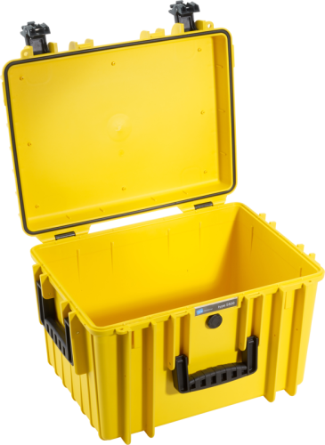 B&W Outdoor Case 5500, prázdný kufr žlutý