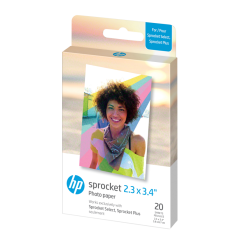 HP Sprocket Zink Paper Select 20 Pack 2,3x3,4"