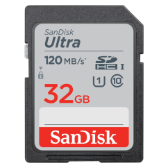 Sandisk Secure Digital 32GB Ultra SDHC 120 MB/s