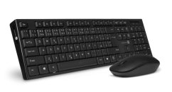 Set klávesnica + myš Connect IT CKM-7500-CS - bezdrátová černá klávesnice + myš, CZ + SK layout
