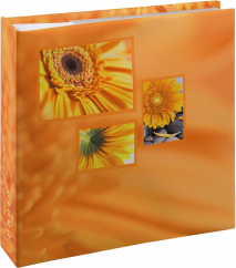 SINGO 22x22 cm, foto 10x15 cm/200 ks, 100 strán, popisové pole, oranžové