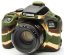 easyCover Silikon Schutzhülle f. Canon EOS 4000D Camouflage