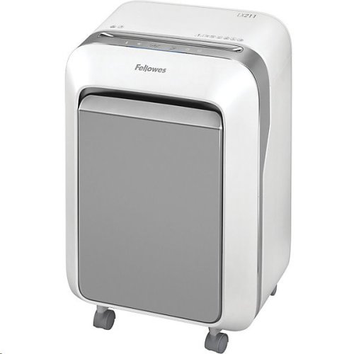 Aktenvernichter Fellowes LX 211 P-5, Querschnitt 2x12mm, 15 Blatt, 23l, Kreditkarte, weiß Aktenvernichter Fellowes LX 211 P-5, Querschnitt 2x12mm, 15 Blatt, 23l, Kreditkarte, weiß