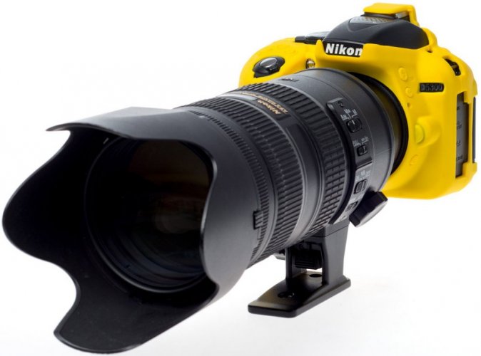 easyCover Silikon Schutzhülle f. Nikon D5300 Gelb