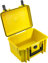B&W Outdoor Koffer Typ 2000 Leer Gelb