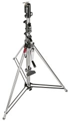 Manfrotto 087NW Navíjací stojan s bezpečnostným lankom (chrómová oceľ)