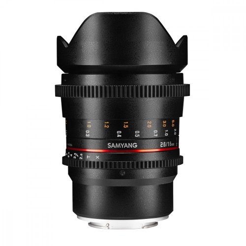 Samyang MF 16mm T/2.6 VDSLR ED AS UMC Lens for Fuji X