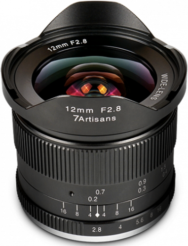 7Artisans 12mm f/2,8 pro Canon EF-M