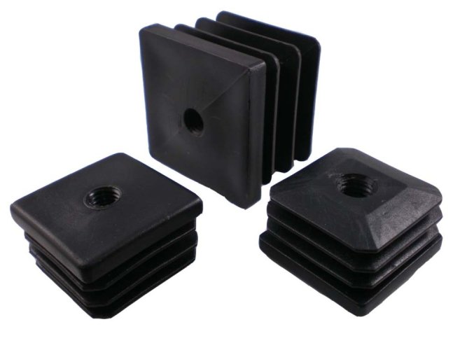 Záslepka, krytka, zátka 35X35mm Čtvercová záslepka s vnitřním závitem (SMX3535)