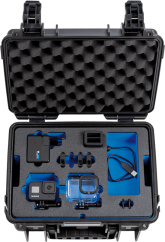 B&W Outdoor Cases BW Outdoor Cases Type 3000 for 2 GoPro Hero 8, waterproof, black