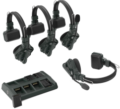 Hollyland Solidcom C1 Full Duplex Wireless Intercom System with 4 headsets