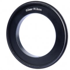 B.I.G. reverzný krúžok objektív 62 mm na Nikon telo