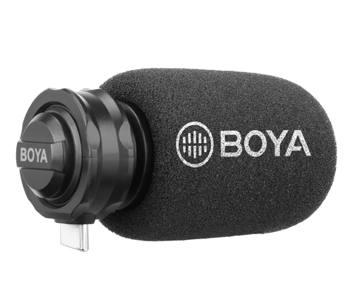 BOYA BY-DM100 USB-C digitální stereo shotgun mikrofon pro Android