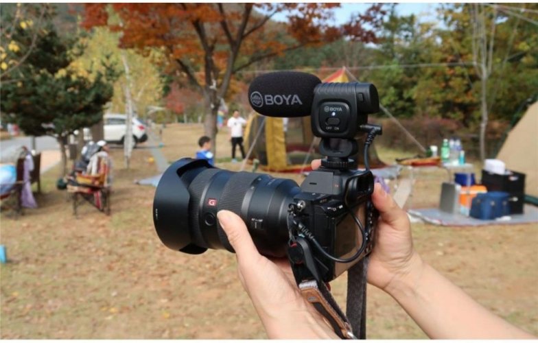 BOYA BY-BM3011 Compact On-Camera Cardioid Condenser Shotgun Microphone for DSLRs and Smartphone
