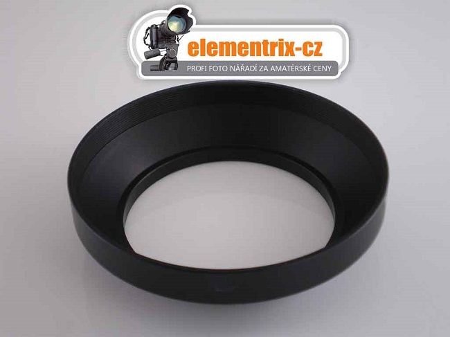 forDSLR širokoúhlá kovová sluneční clona 37mm s filtrovým závitom 58mm