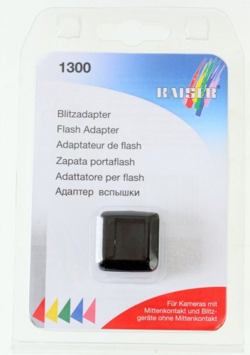 Kaiser Flash Adapter for PC output with foot without center contact