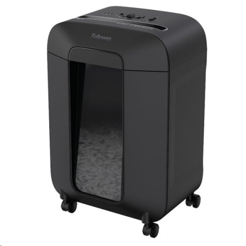 Aktenvernichter Fellowes LX 85 P-4, Kreuzschnitt 4x40mm, 12l, 19l, Kreditkarte, schwarz