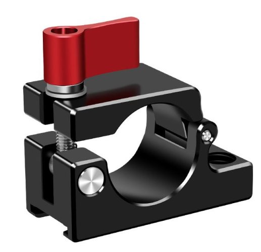 Svěrka Rig tyče 25mm, se závity 3/8" a 1/4" (SPJ76)