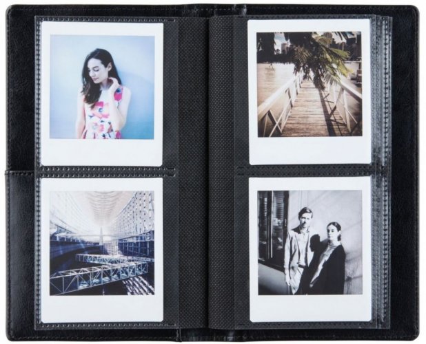 Fujifilm Instax Square Pocket Album Schwarz für 40 Fotos Square