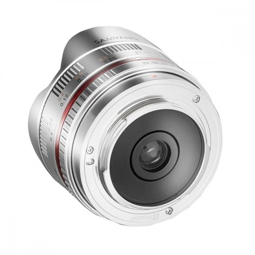Samyang 7.5 mm f/3.5 UMC Fisheye Lens for MFT Silver