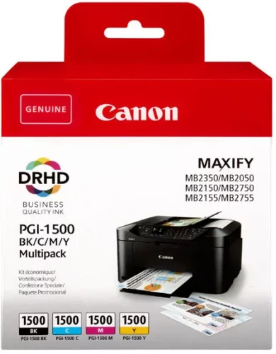 Canon PGI-1500 BK/C/M/Y Ink Cartridge Multi Pack