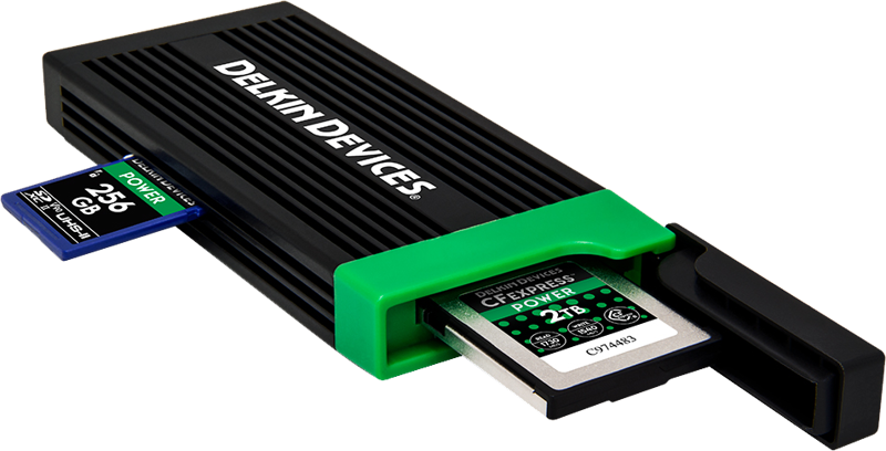Delkin Čtečka karet CFexpress Type B & SD UHS-II (kabely Type C na C a Type C na A)