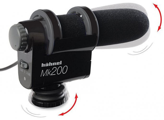 Hähnel MK200 - jednosměrný mikrofon + MH80 držák ZDARMA