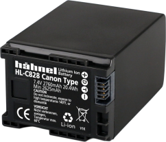Hähnel HL-C827 Canon BP-827, 2700mAh, 7.4V, 20Wh
