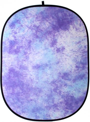 Walimex skladacie pozadia 146x200cm fialová batika