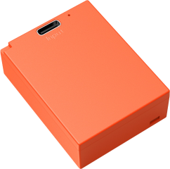 SmallRig 5088 USB-C Rechargeable Camera Battery NP-W126S Orange