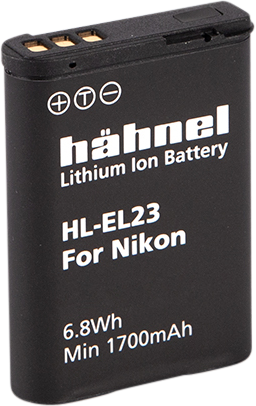 Hähnel HL-EL23, Nikon EN-EL23 1790mAh, 3.8V, 6.8Wh