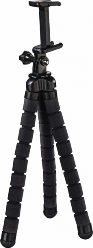 Hama Flex 2v1, 26 cm, mini statív pre smartphone a GoPro kamery, čierny