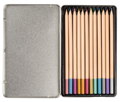 Walther wooden pencils metallic 12 pcs