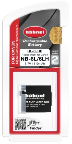Hähnel HL-6LHP, Canon NB-6L, Polymer 1110mAh, 3.7V, 4.1Wh