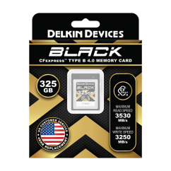 Delkin CFexpress 4.0 BLACK R3530/W3250 325GB