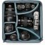Shimoda stredná základná jednotka pre bezzrkadlovky verzia 2 | interiér 27 × 27 × 12 cm | puzdro na zips s horným držadlom | modrá