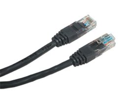 Patch kábel UTP Cat 6, 3m - fekete