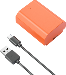 SmallRig 4969 NP-FZ100 USB-C Rechargeable Camera Battery Orange