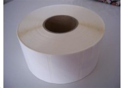 Etikety 50mm x 25mm bílý papír role 203mm, rulička 76mm, 5000ks, 1role