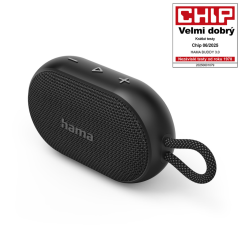 Hama Buddy 3.0, Bluetooth reproduktor, 6 W, vode odolný IPX7, čierny